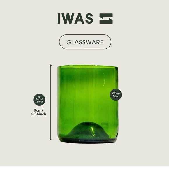 Green Glassware Set - Picture 4 of 10